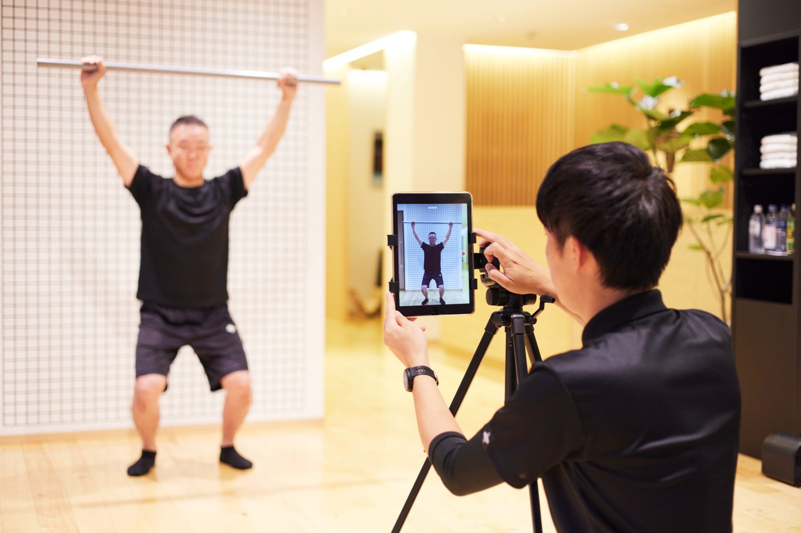 タブレットを使った姿勢・動作の評価